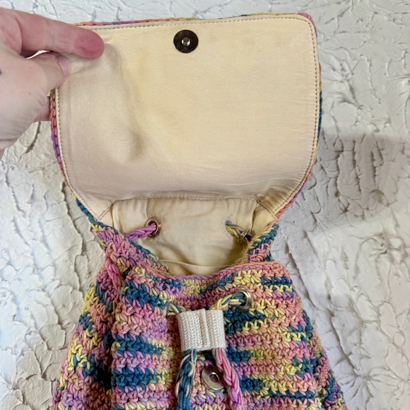 Wild Fable Colorful Crochet Backpack - Picture 4 of 8